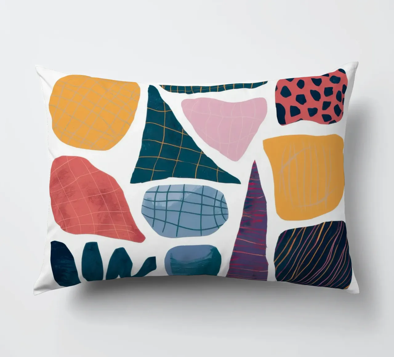 Assemblaggio di forme moderniste cuscino da Sky Velour