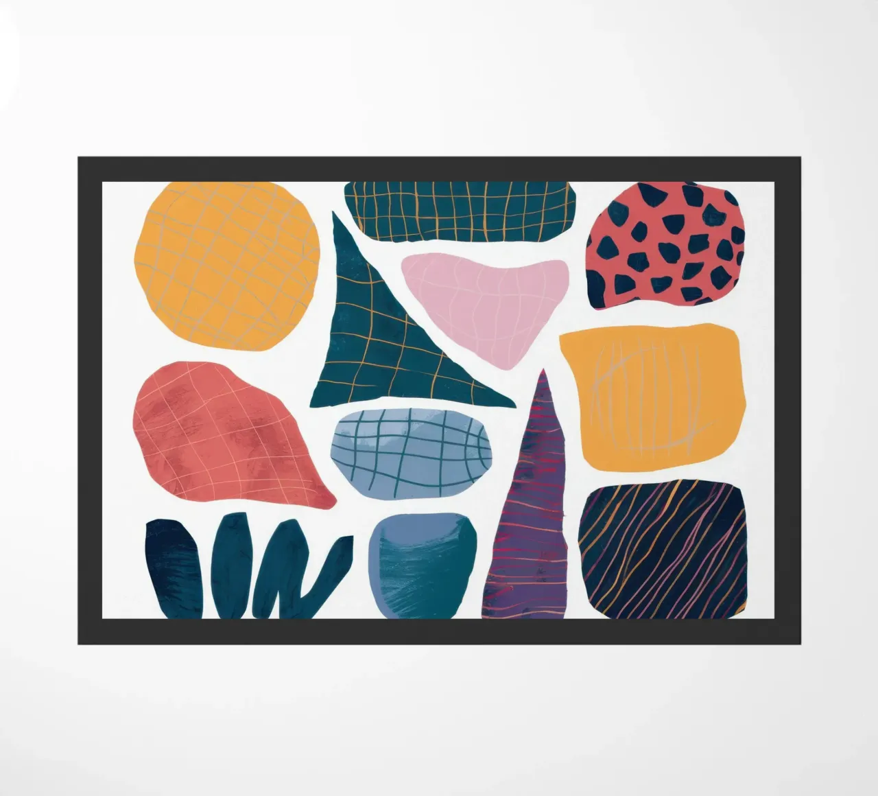 Assemblaggio di forme moderniste zerbino da Sky Velour