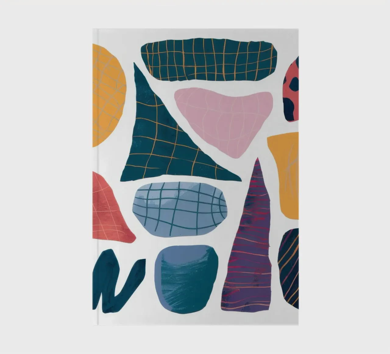 Modernist Shape Assembly notebook by Sky Velour