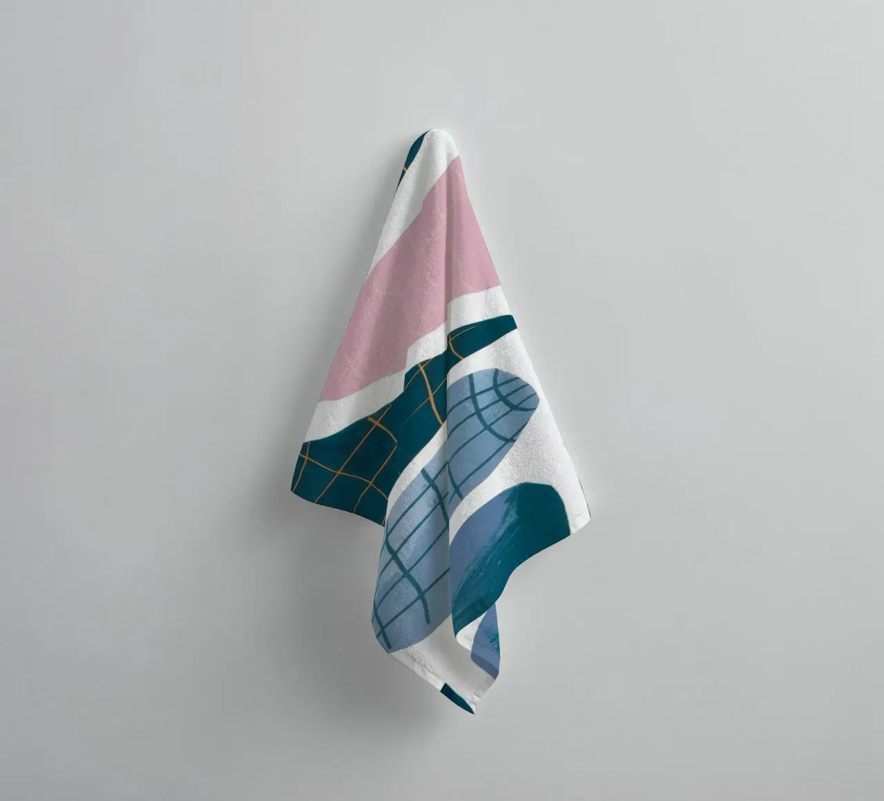 Assemblaggio di forme moderniste asciugamano da bagno da Sky Velour