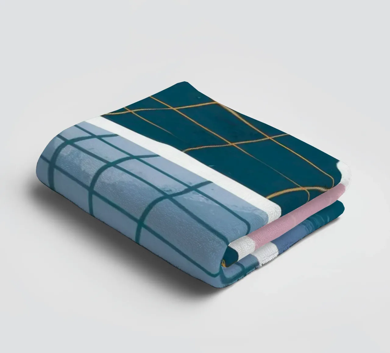 Assemblaggio di forme moderniste asciugamano da bagno da Sky Velour