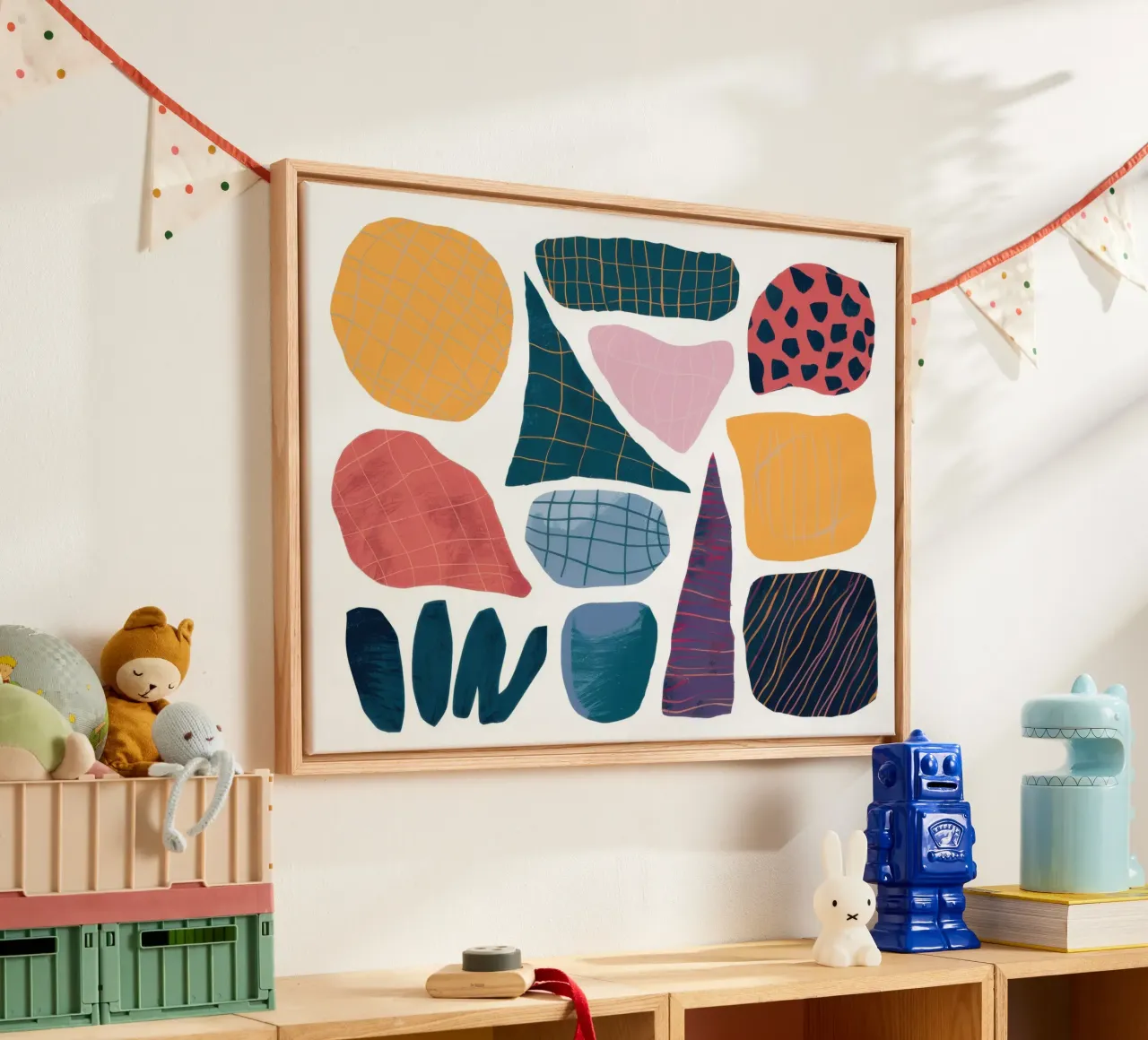 Assemblaggio di forme moderniste plexiglass da Sky Velour