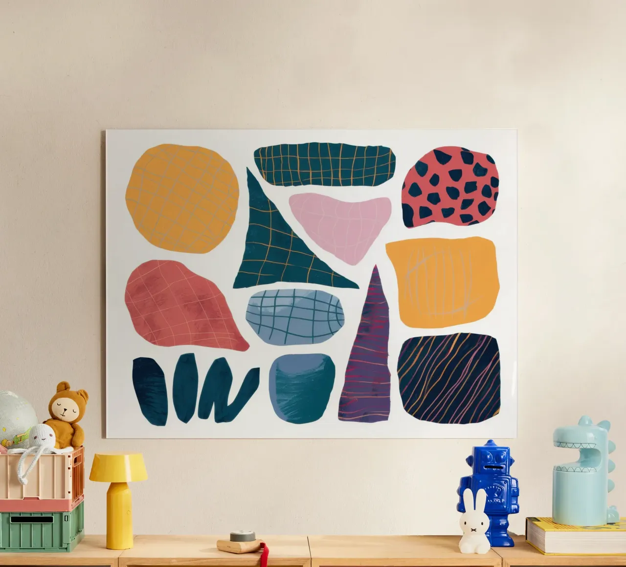 Assemblaggio di forme moderniste plexiglass da Sky Velour