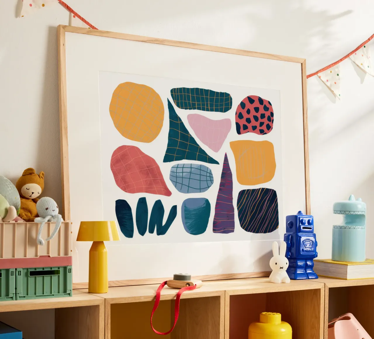 Assemblaggio di forme moderniste carta hahnemühle da Sky Velour