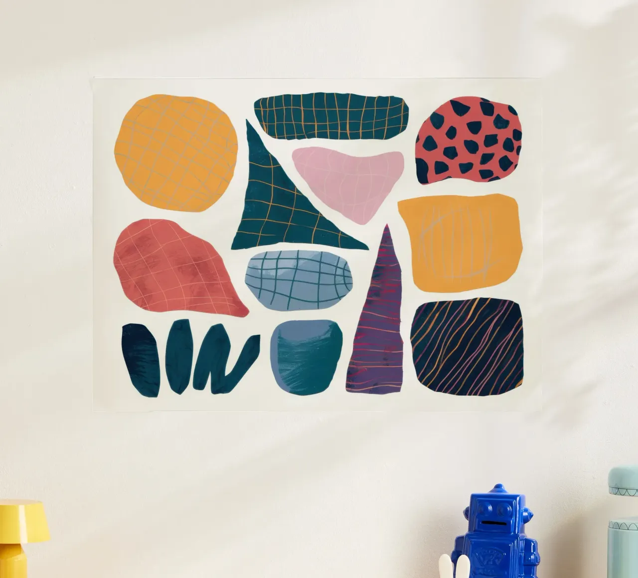 Assemblaggio di forme moderniste carta hahnemühle da Sky Velour