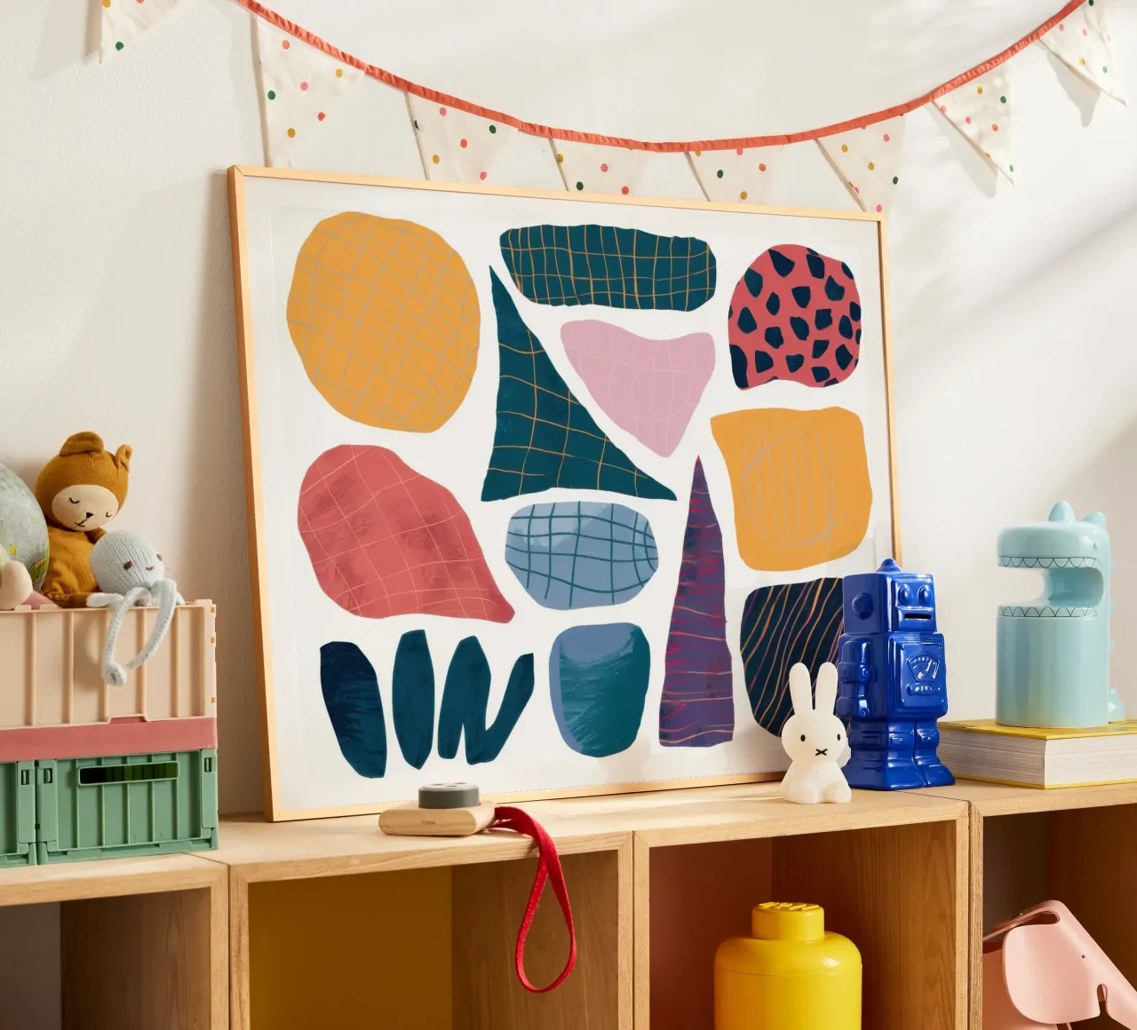 Assemblaggio di forme moderniste carta hahnemühle da Sky Velour