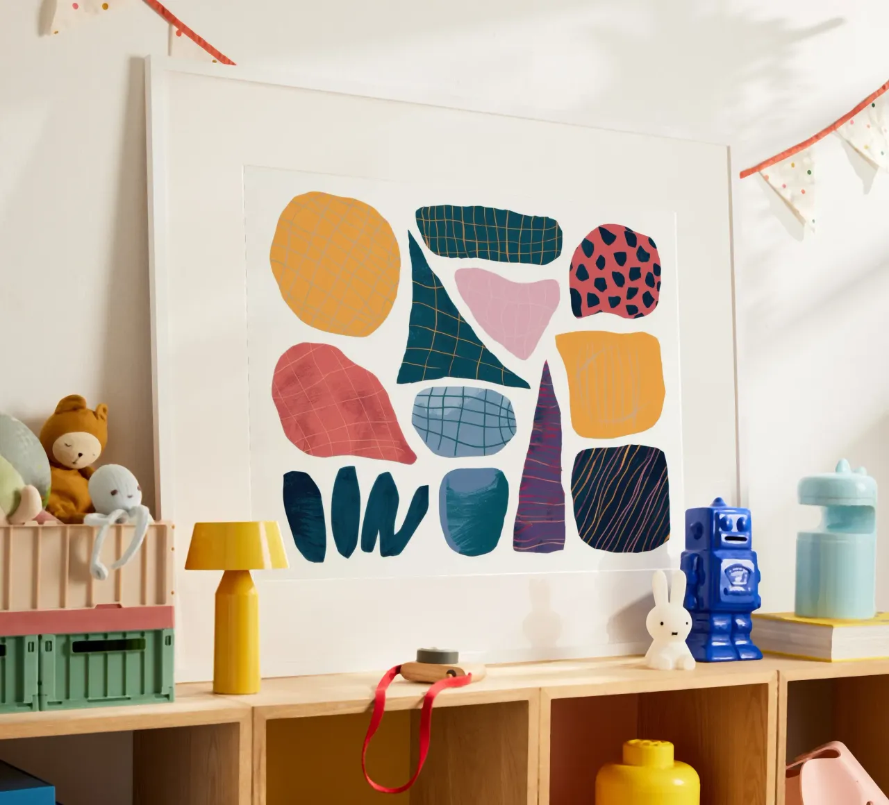 Assemblaggio di forme moderniste carta hahnemühle da Sky Velour