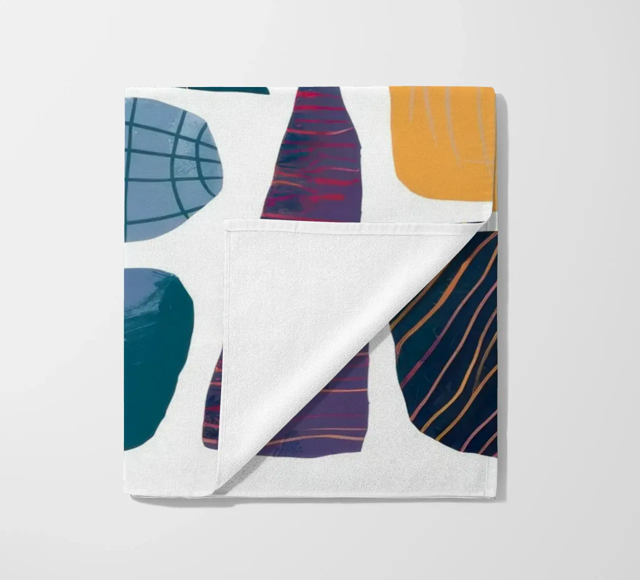 Assemblaggio di forme moderniste telo mare da Sky Velour