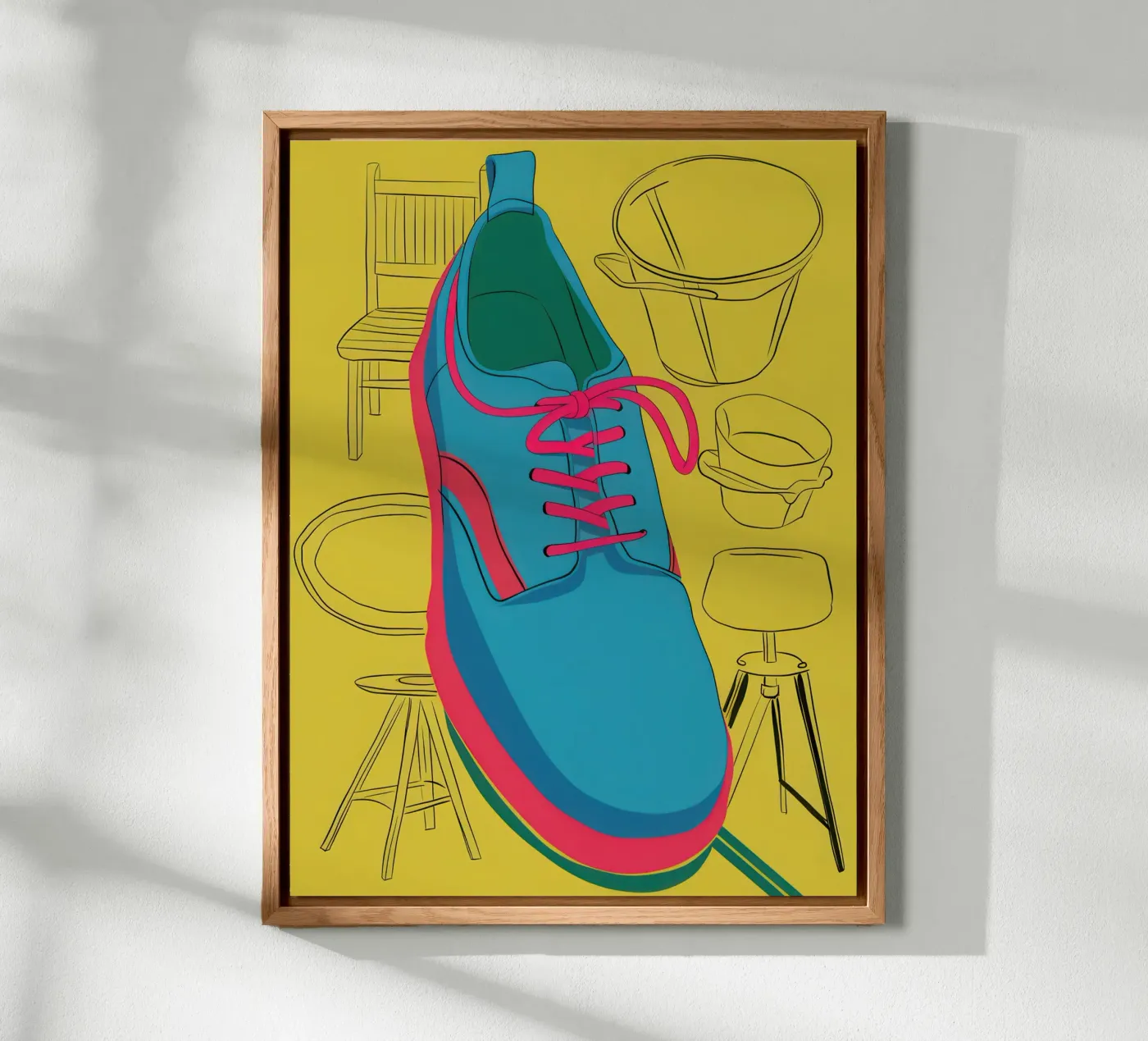 Stylized Sneaker Study forex plate by Sky Velour