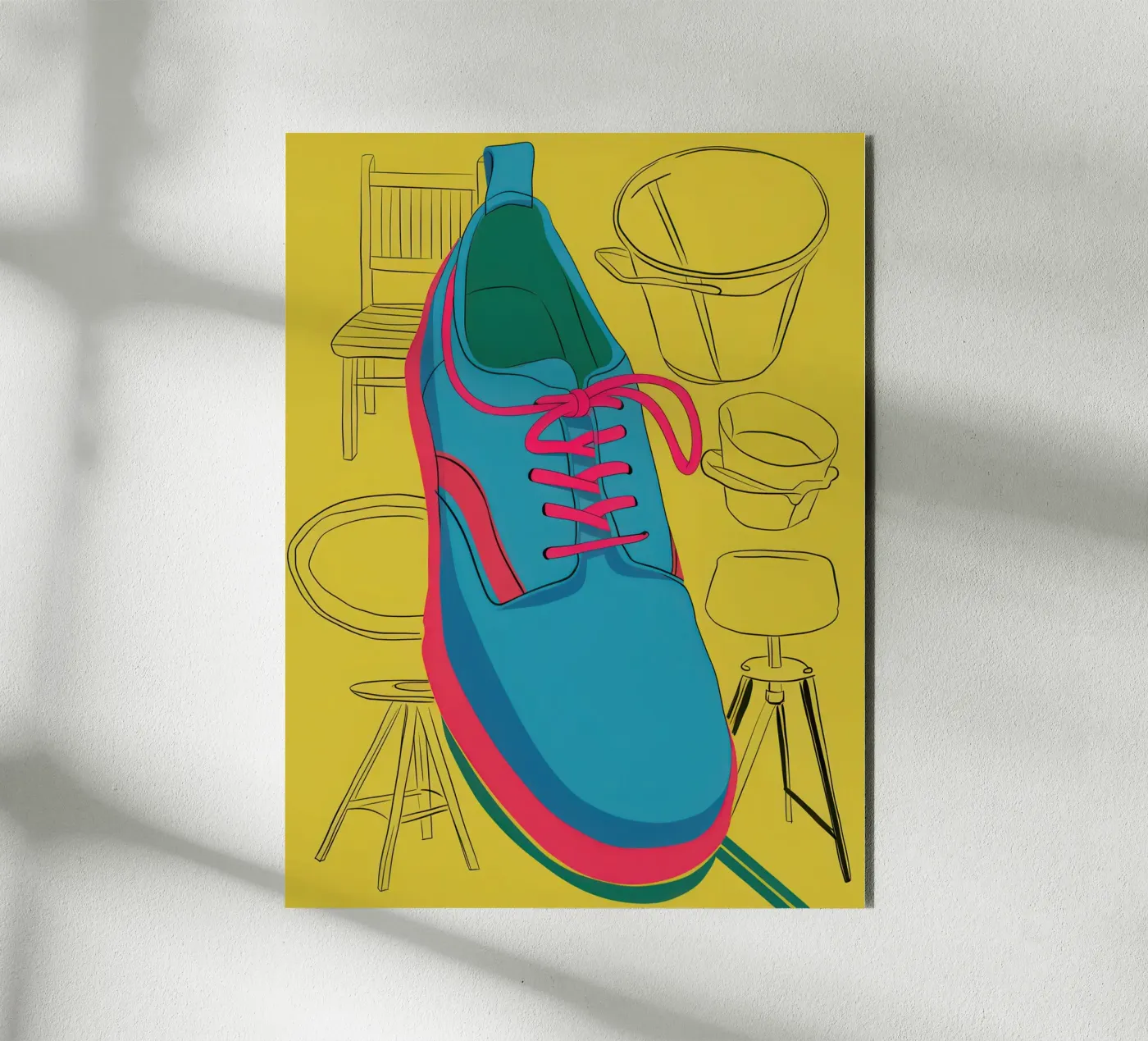 Stylized Sneaker Study forex plate by Sky Velour