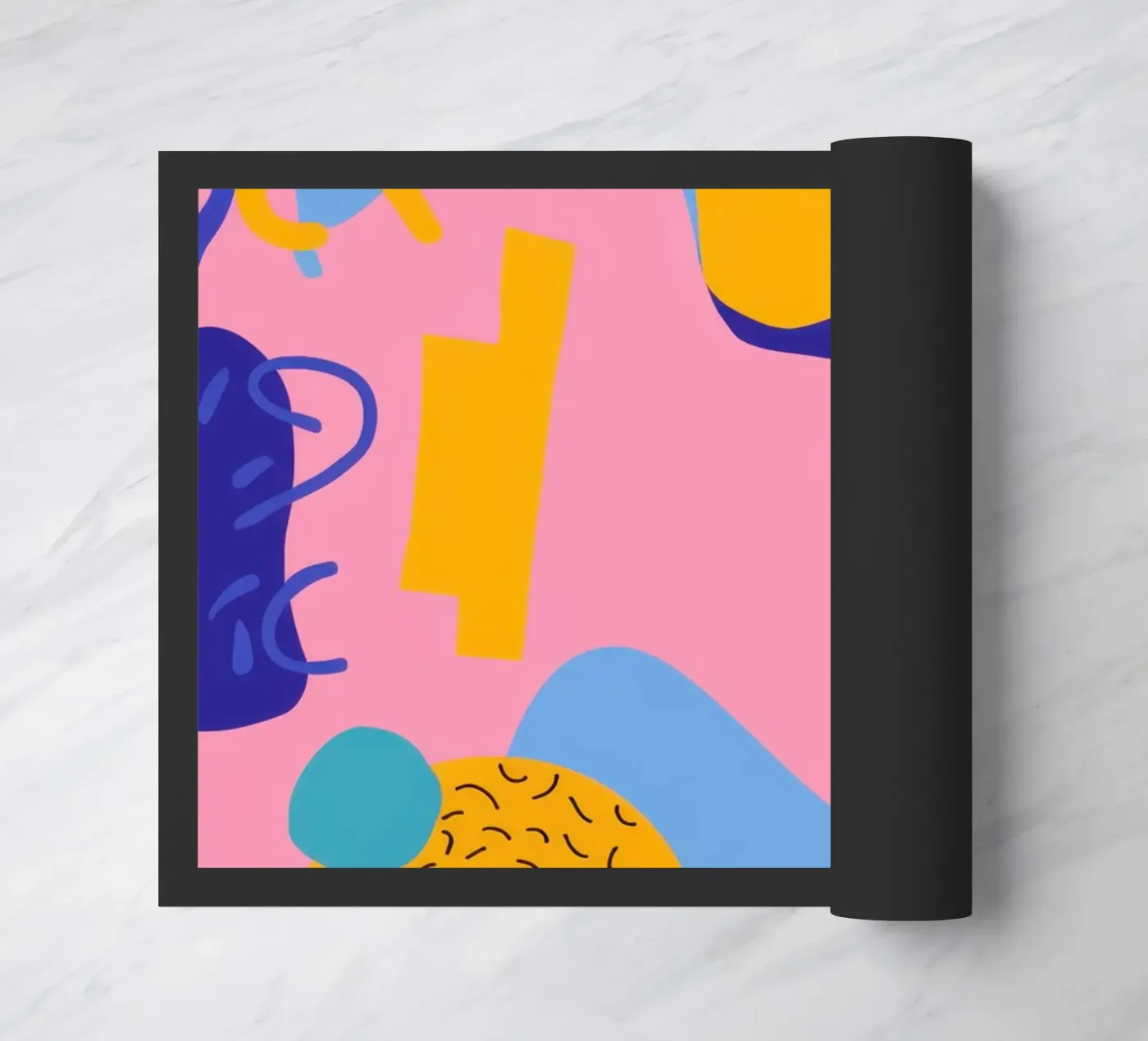 Joyful Abstract Dance deurmat van Sky Velour