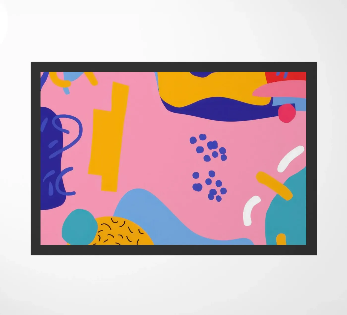 Joyful Abstract Dance deurmat van Sky Velour