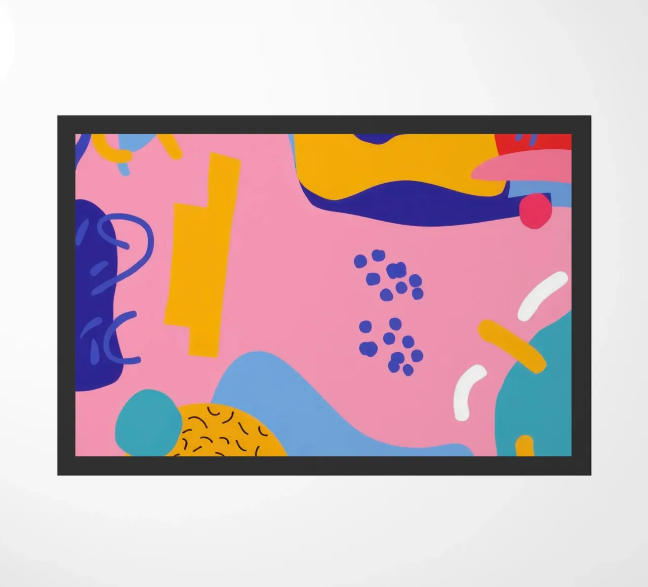 Vreugdevolle abstracte dans deurmat van Sky Velour