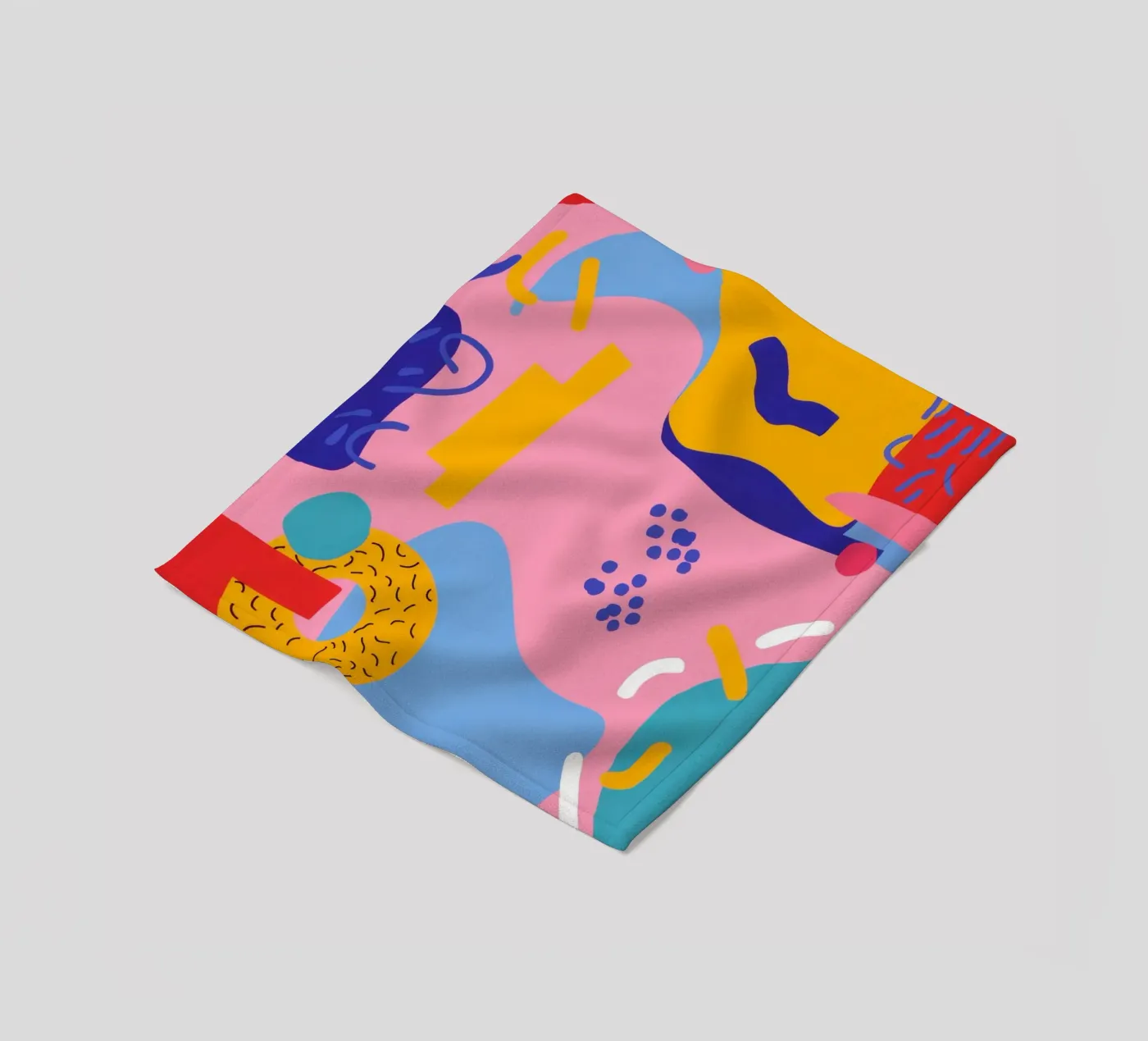 Vreugdevolle abstracte dans fleecedeken van Sky Velour