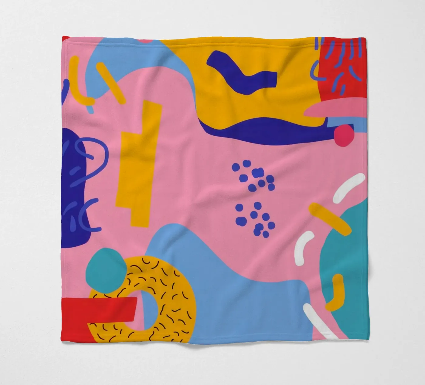 Vreugdevolle abstracte dans fleecedeken van Sky Velour