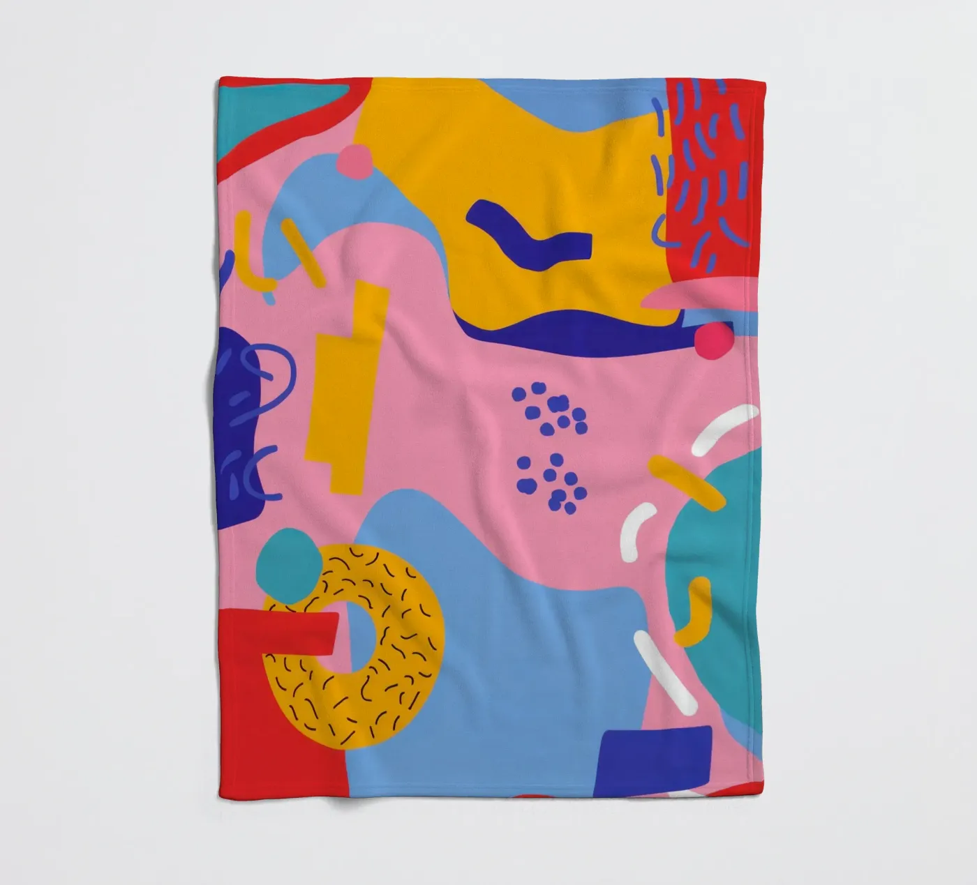 Vreugdevolle abstracte dans fleecedeken van Sky Velour