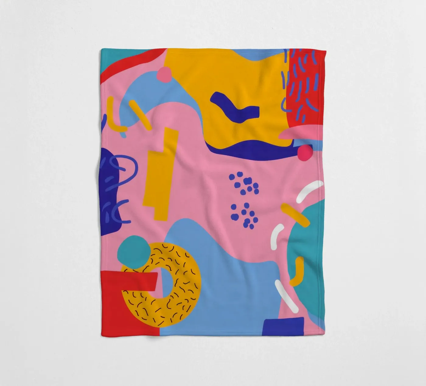 Vreugdevolle abstracte dans fleecedeken van Sky Velour
