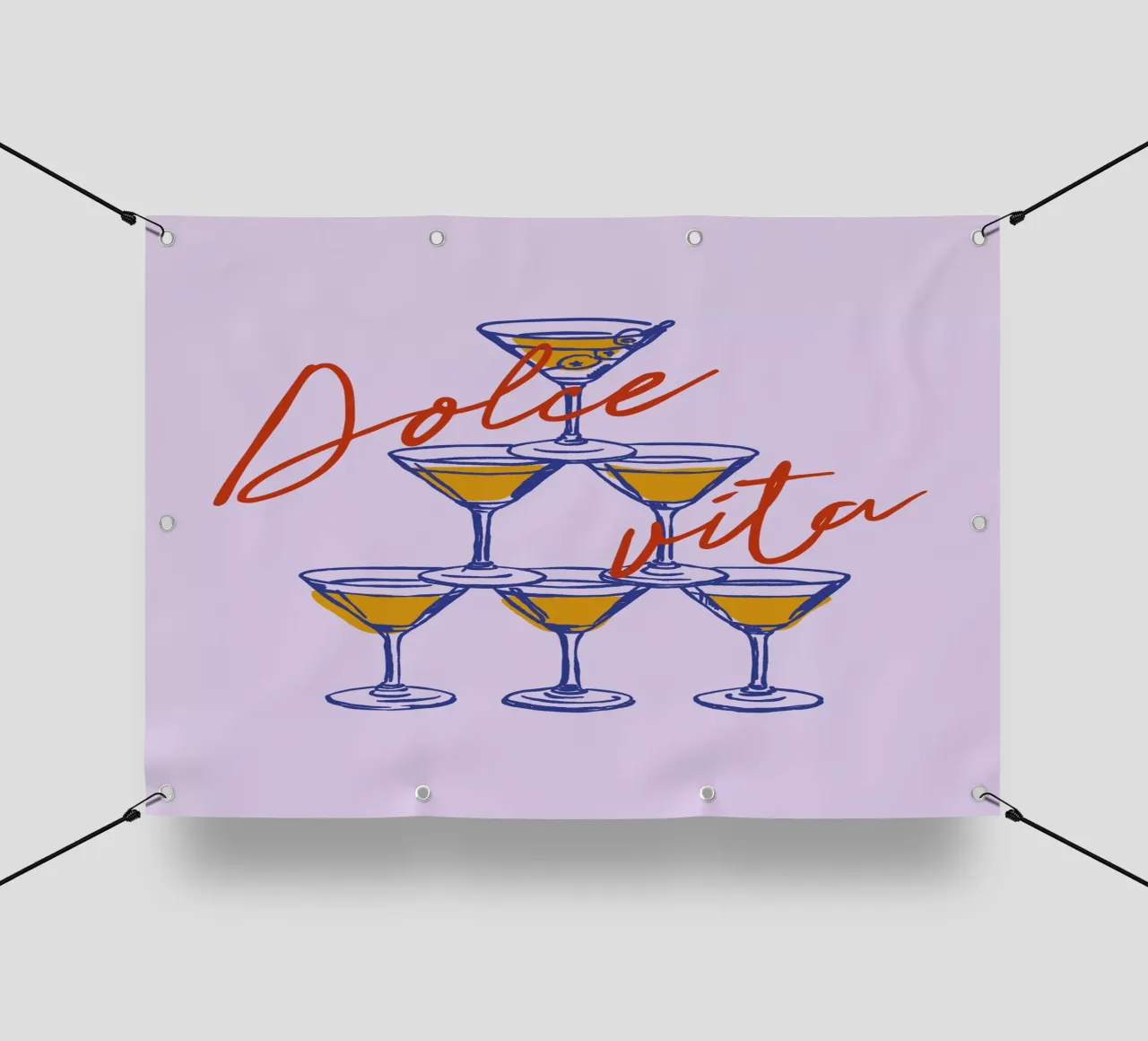 Boho Food 16 Dolce Vita telo in pvc da Boho Print Collection