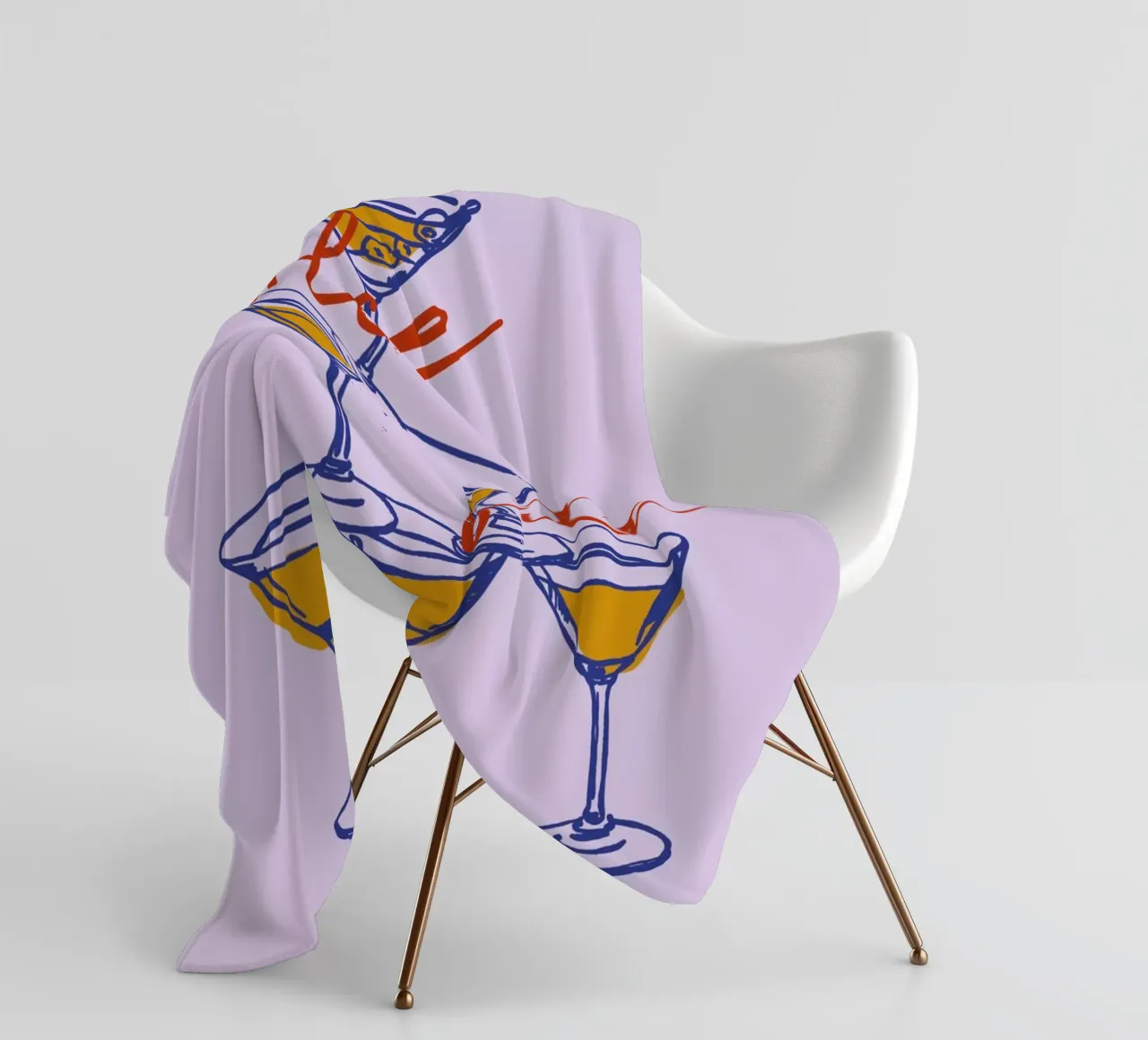 Boho Food 16 Dolce Vita coperta in pile da Boho Print Collection