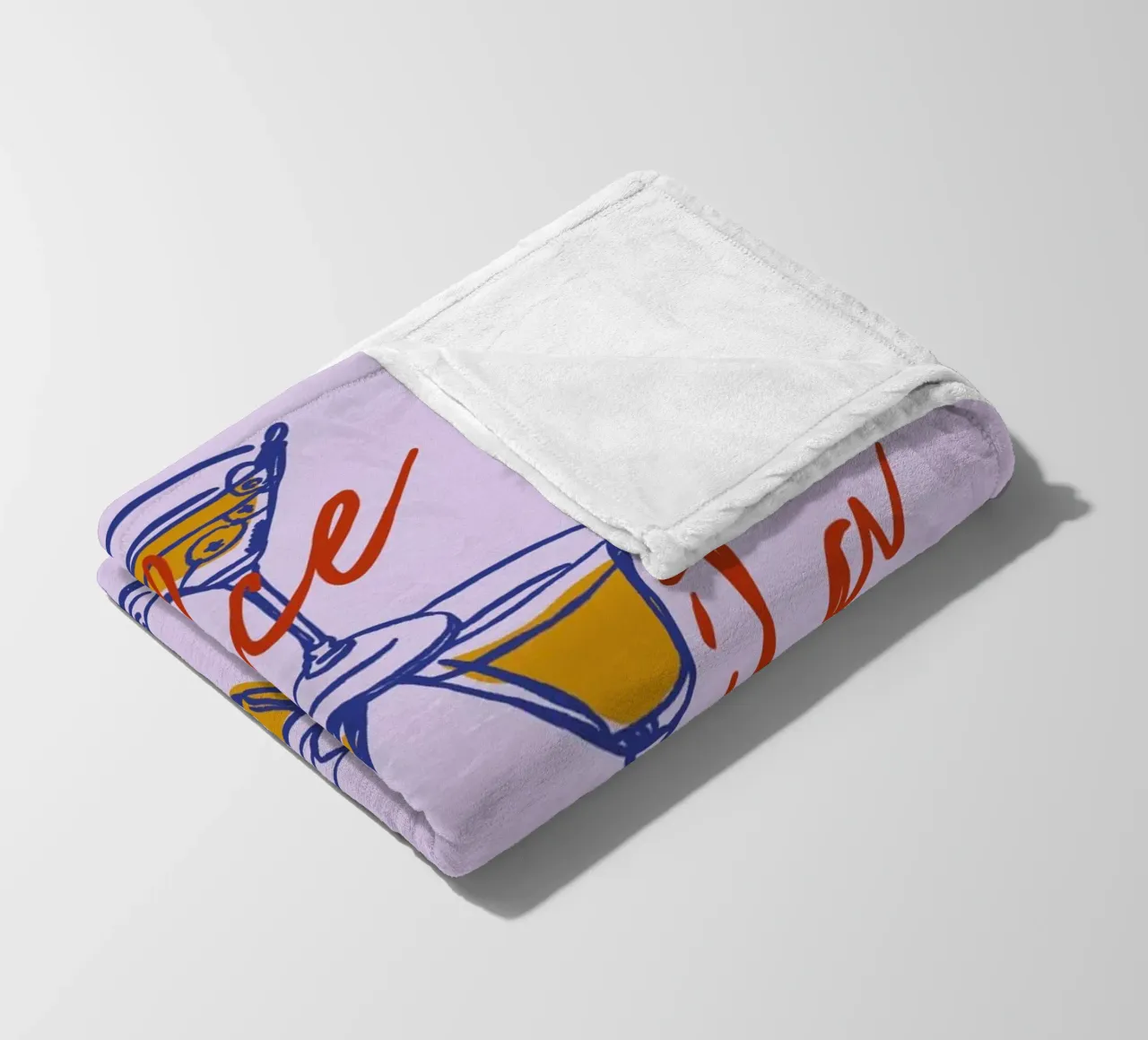Boho Food 16 Dolce Vita coperta in pile da Boho Print Collection