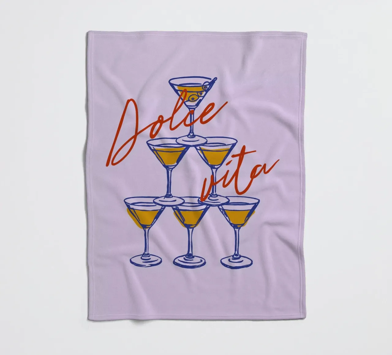 Boho Food 16 Dolce Vita coperta in pile da Boho Print Collection