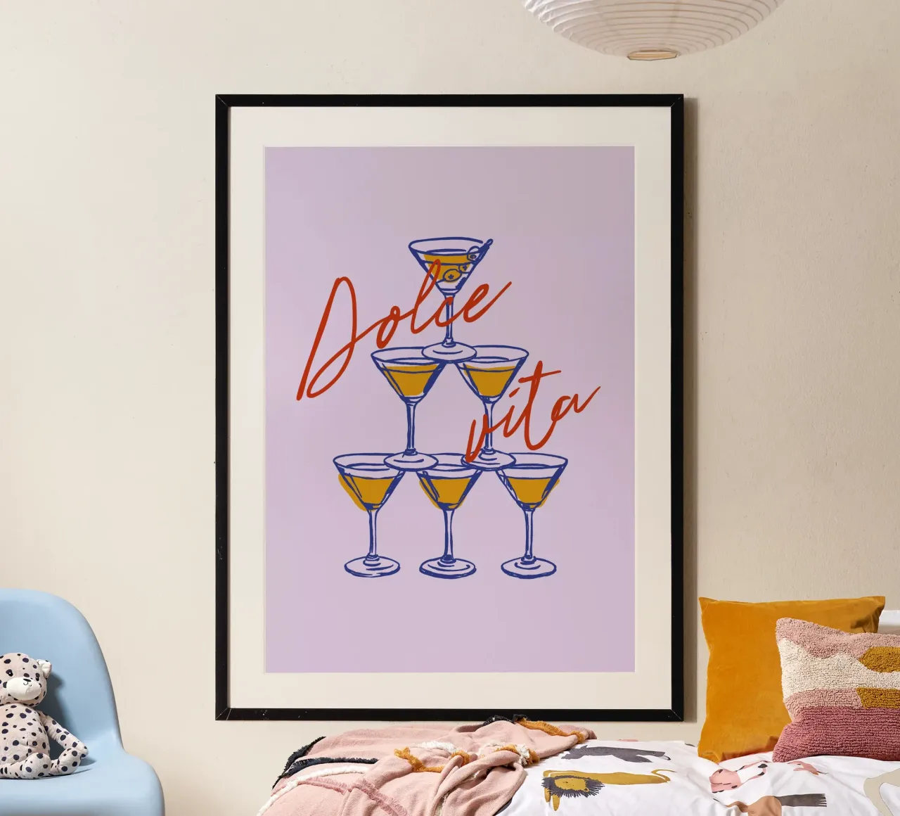 Boho Food 16 Dolce Vita poster da Boho Print Collection