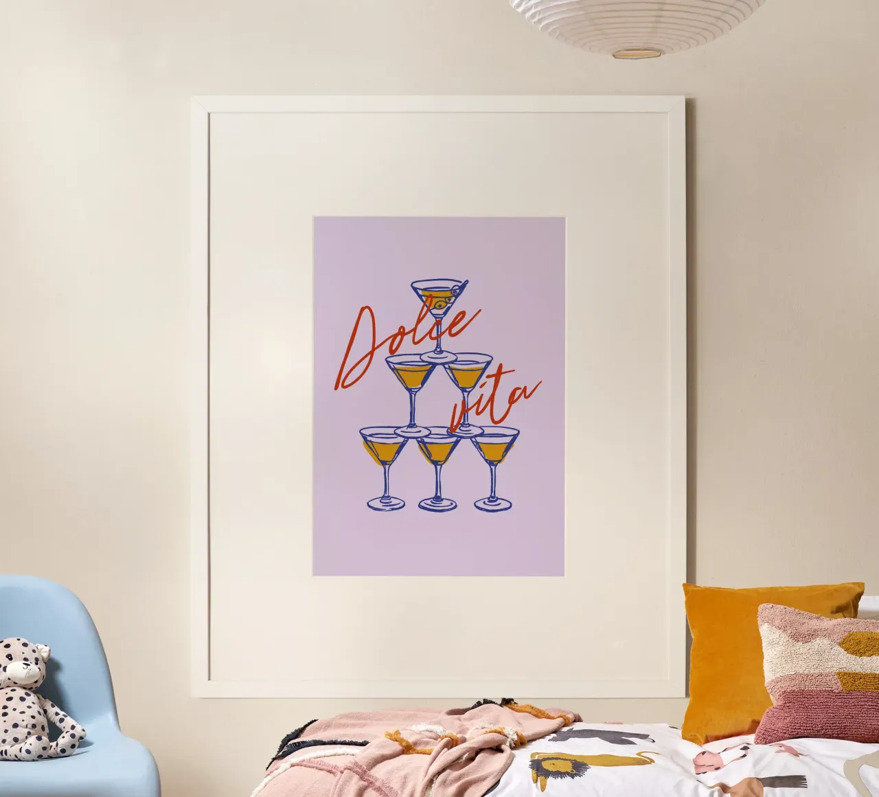 Boho Food 16 Dolce Vita poster da Boho Print Collection