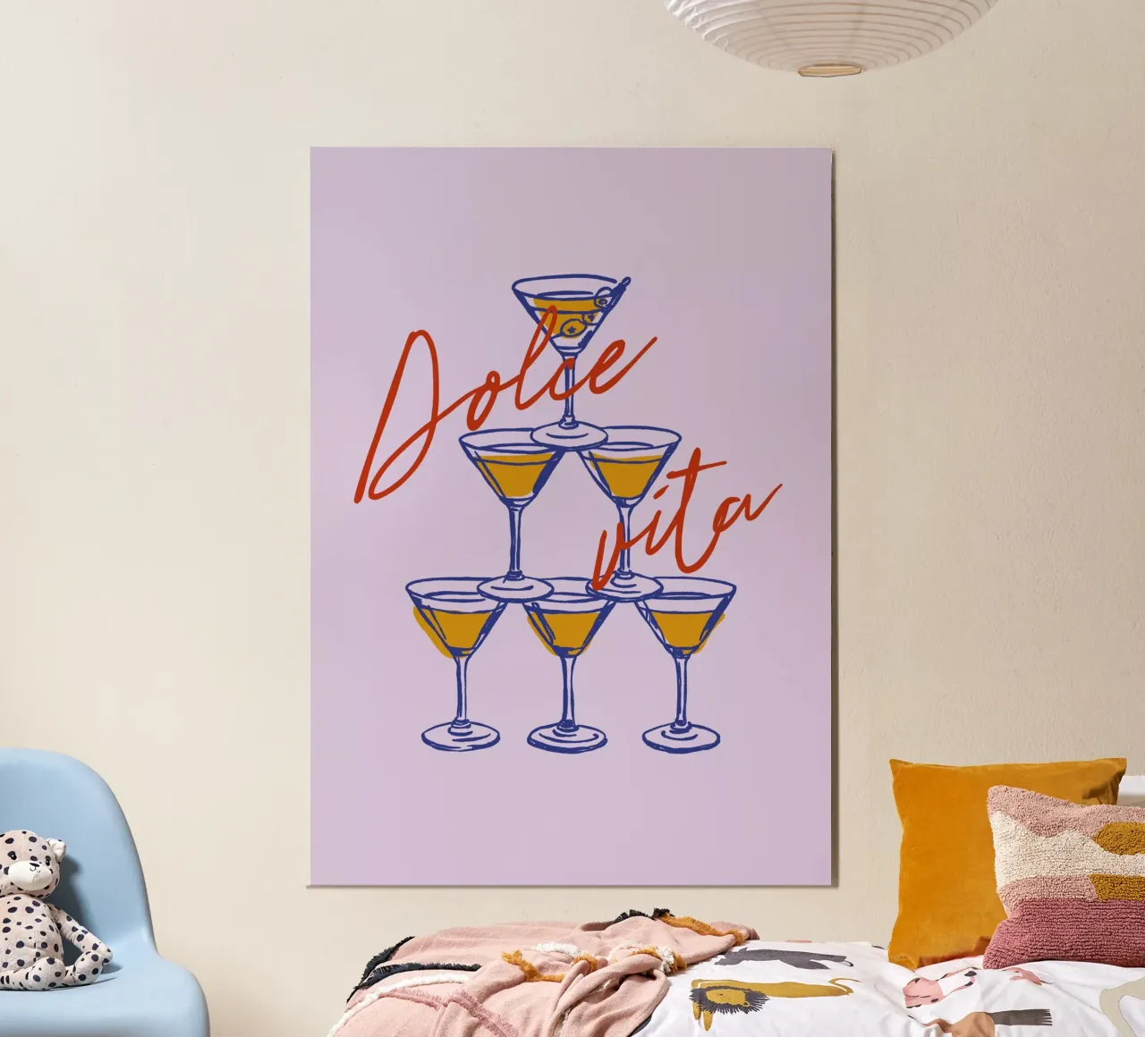 Boho Food 16 Dolce Vita poster da Boho Print Collection