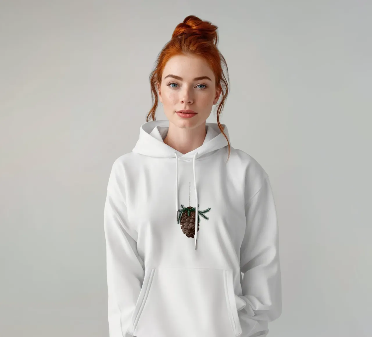 pine cone felpa con cappuccio da sketch_visual_studio