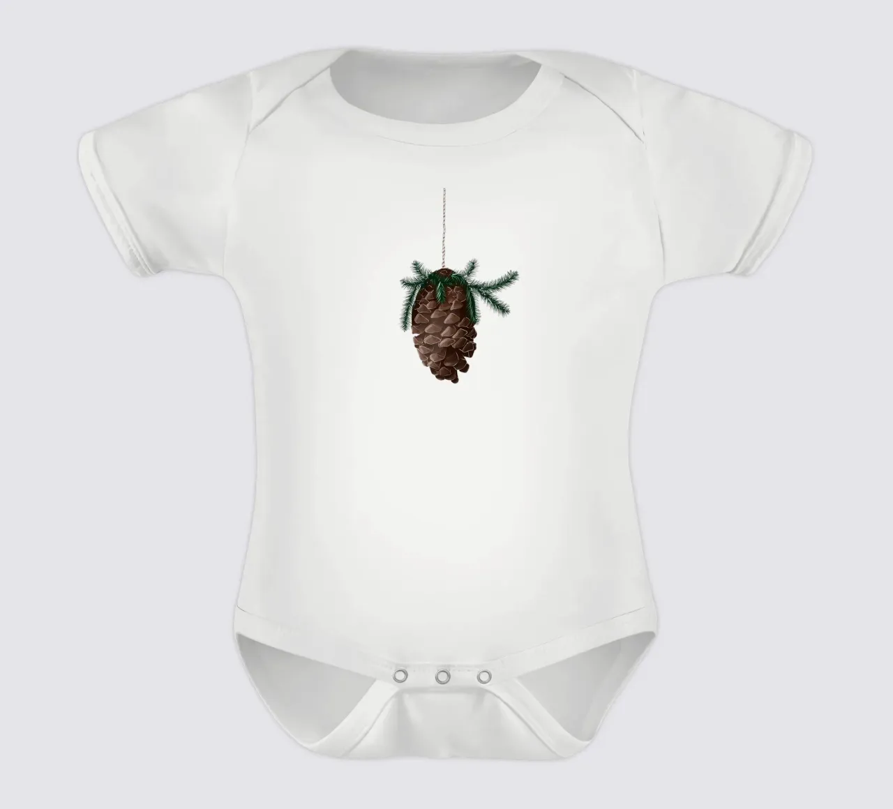 pomme de pin body bébé de by elle arts seasons