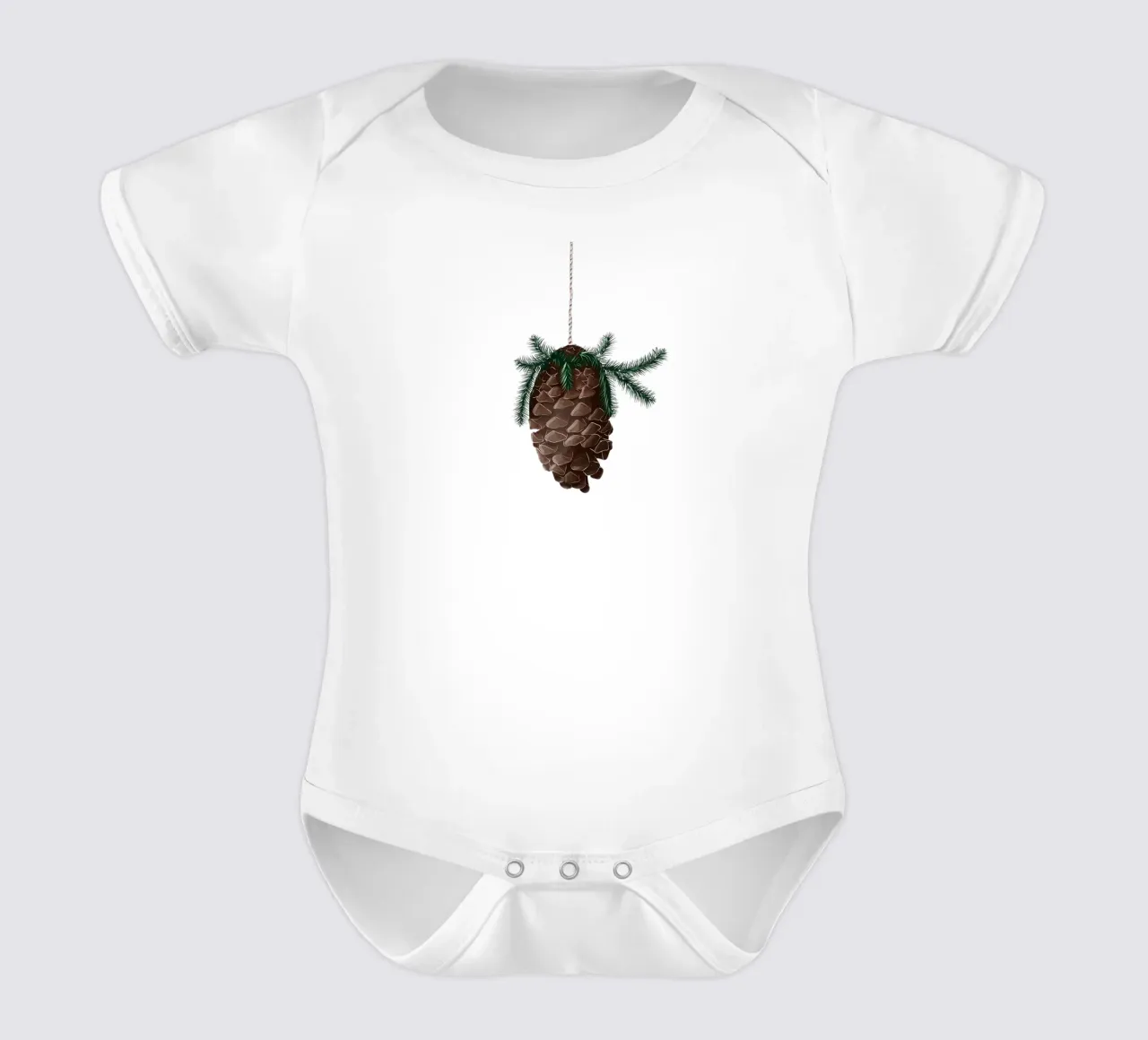 pomme de pin body bébé de by elle arts seasons