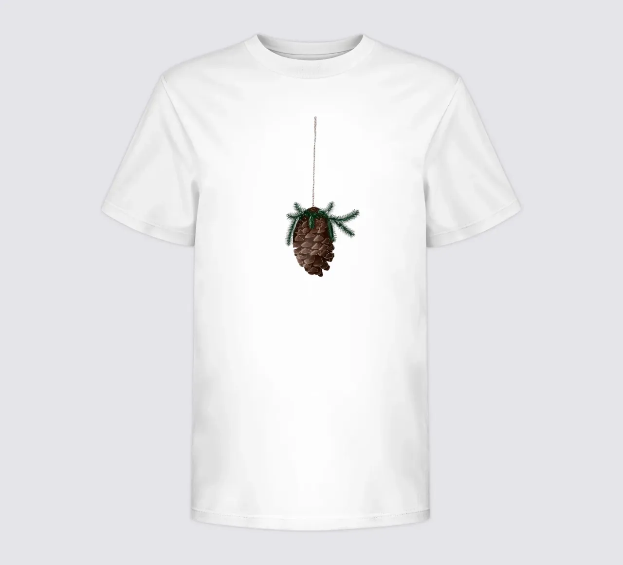 pine cone t-shirt bambini da by elle arts seasons