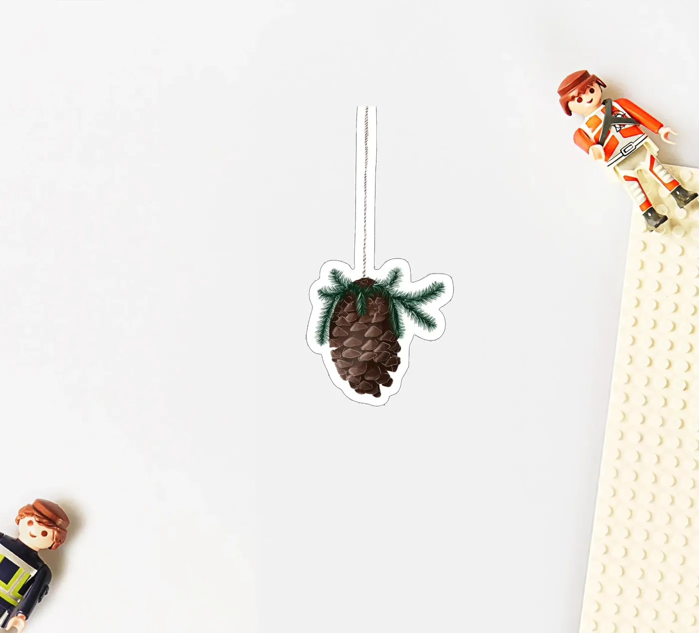 pine cone sticker by by elle arts seasons