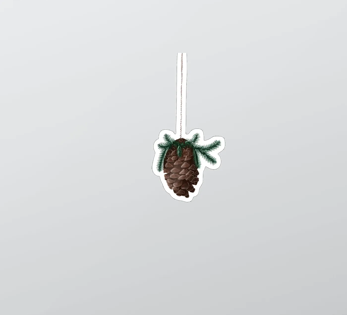 pine cone sticker by by elle arts seasons