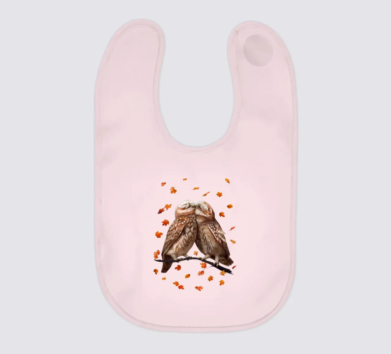 Autumn owls Babylätzchen von valeriyakorenkova