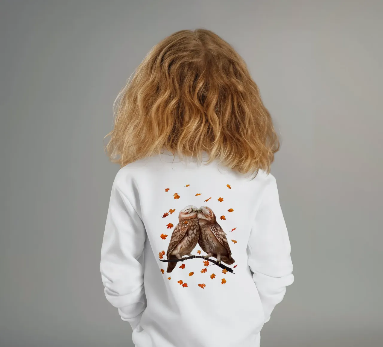 Gufi d'autunno felpa bambino da valeriyakorenkova