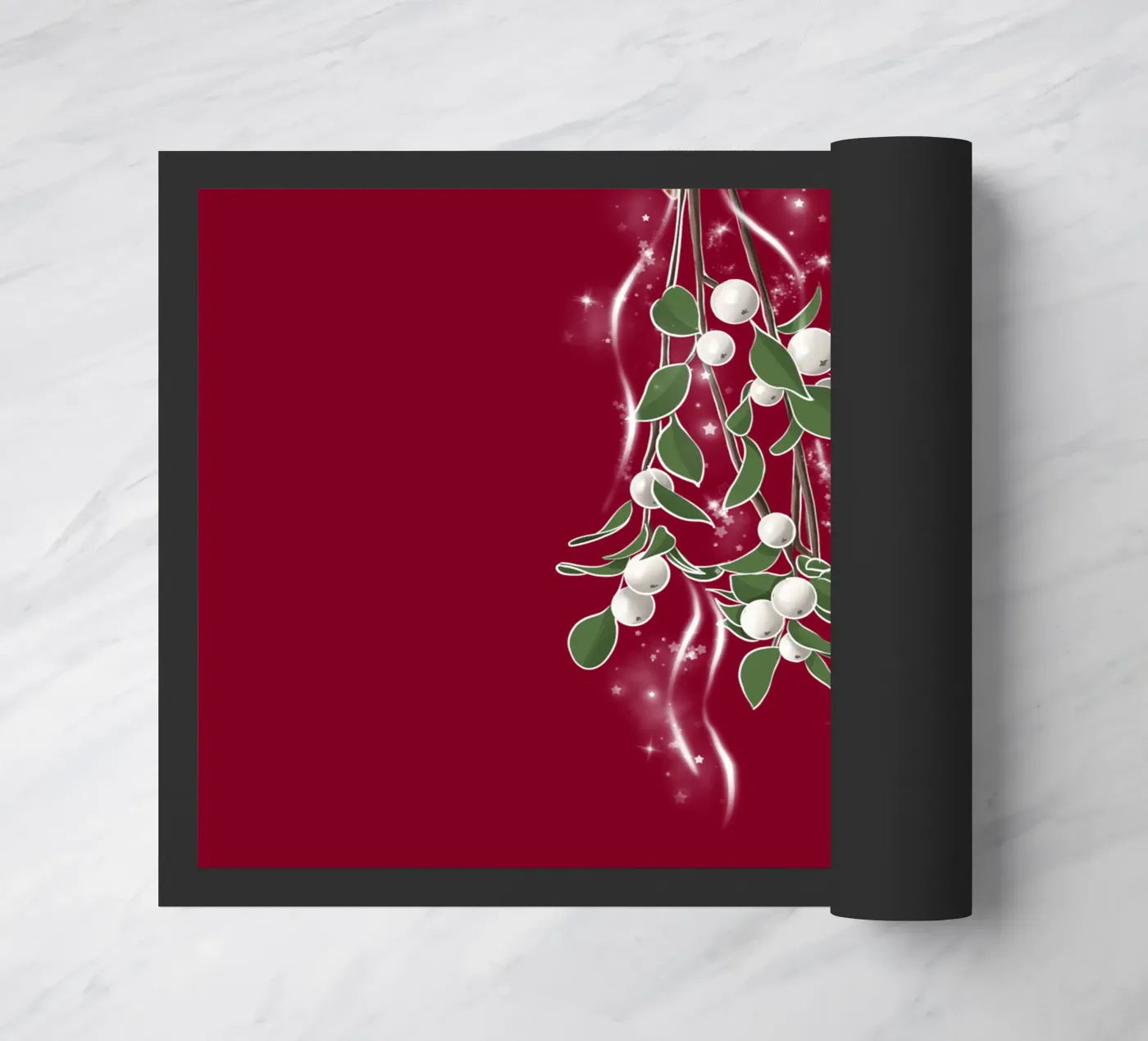 mistletoe paillasson de by elle arts seasons