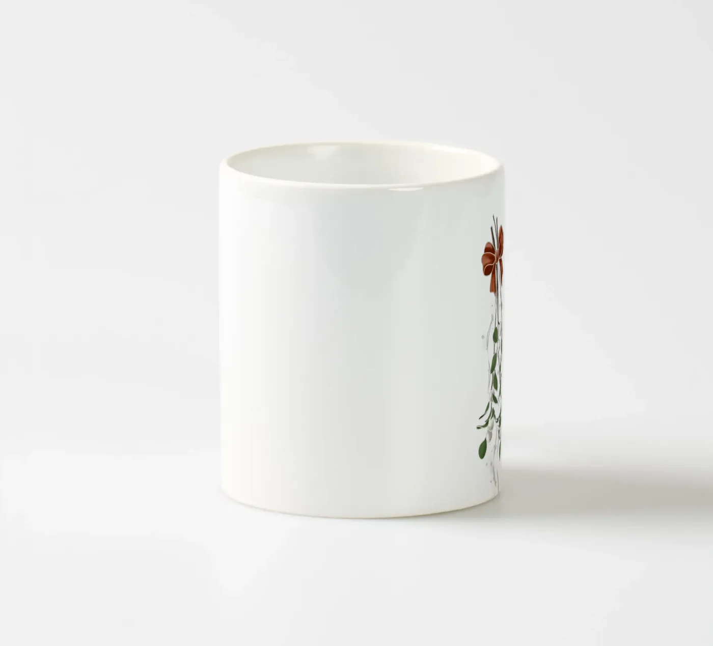 mistletoe ceramic mug by by elle arts seasons