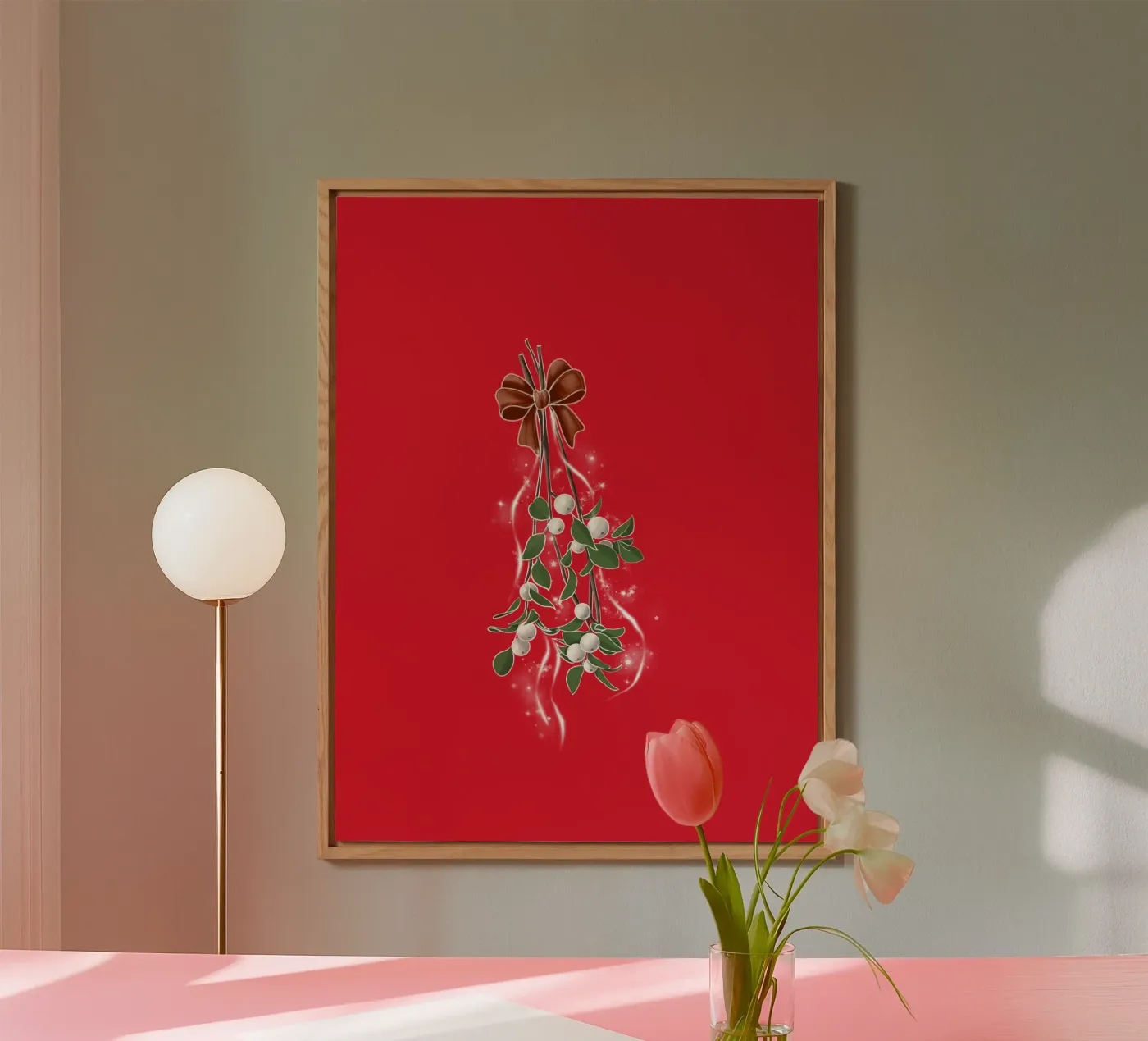 mistletoe forex plate by by elle arts seasons