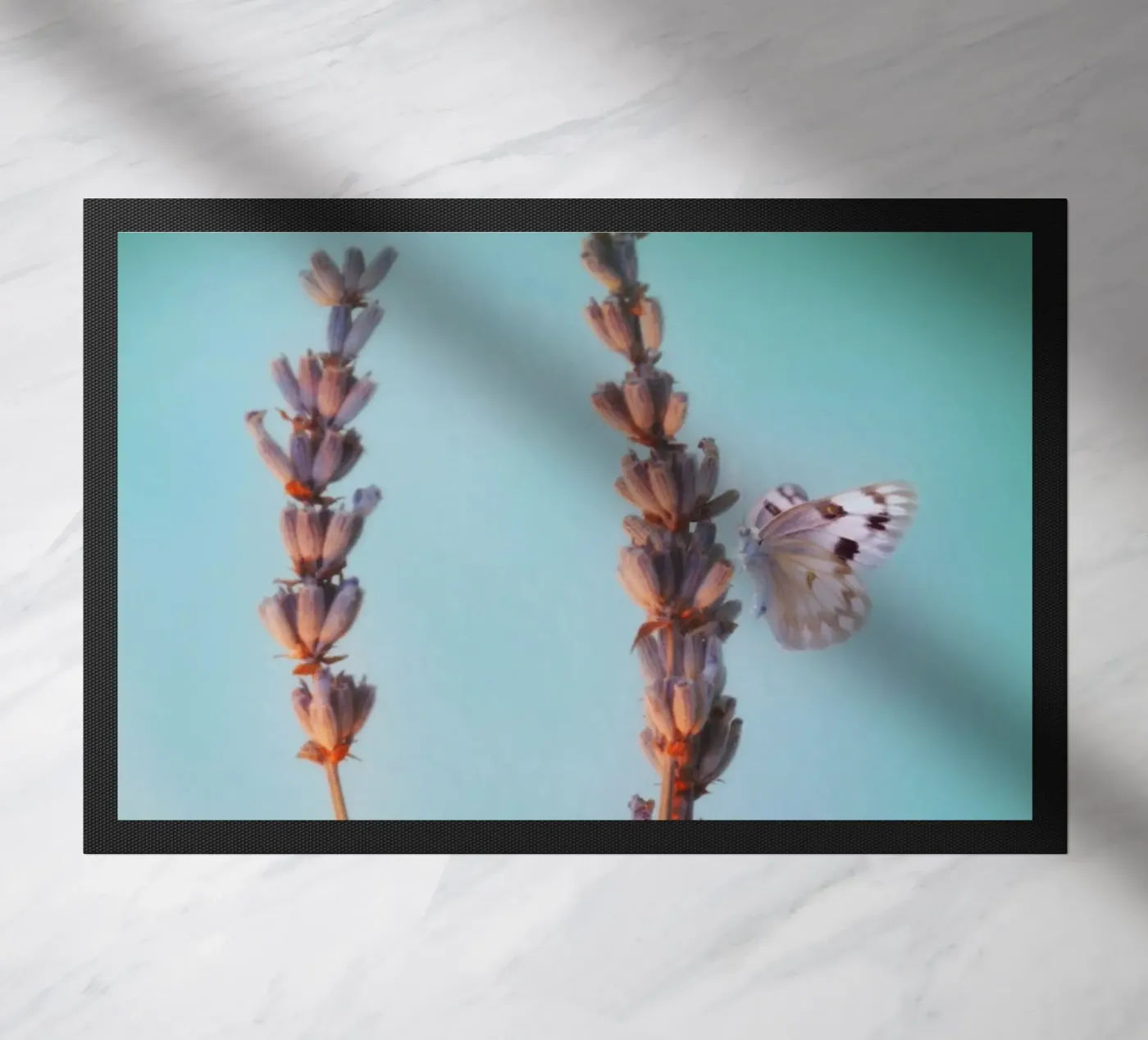 Lavender Fußmatte von Eva Nev Photography