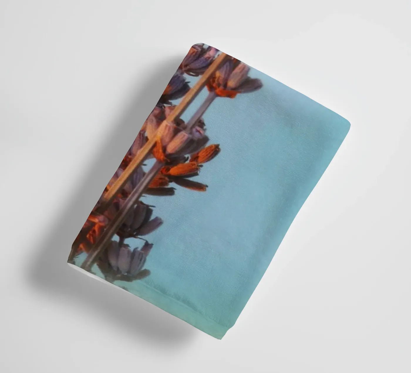 Lavender towel by Eva Nev Photography