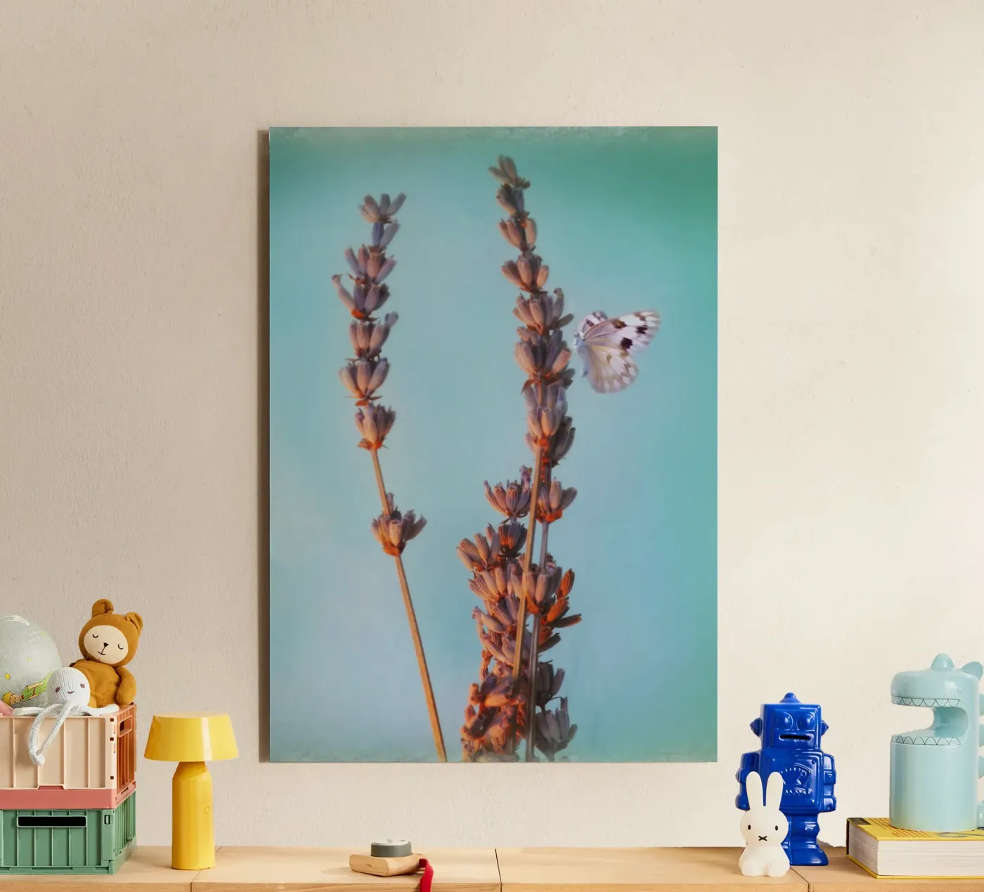 Lavendel forex-plaat van Eva Nev Photography