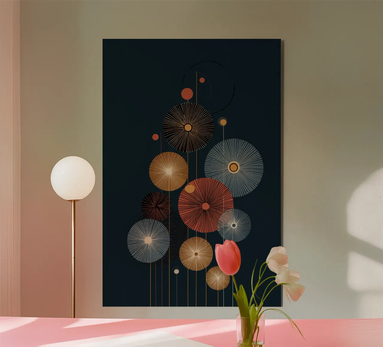 Firework Geometry alluminio dibond da Geometrica