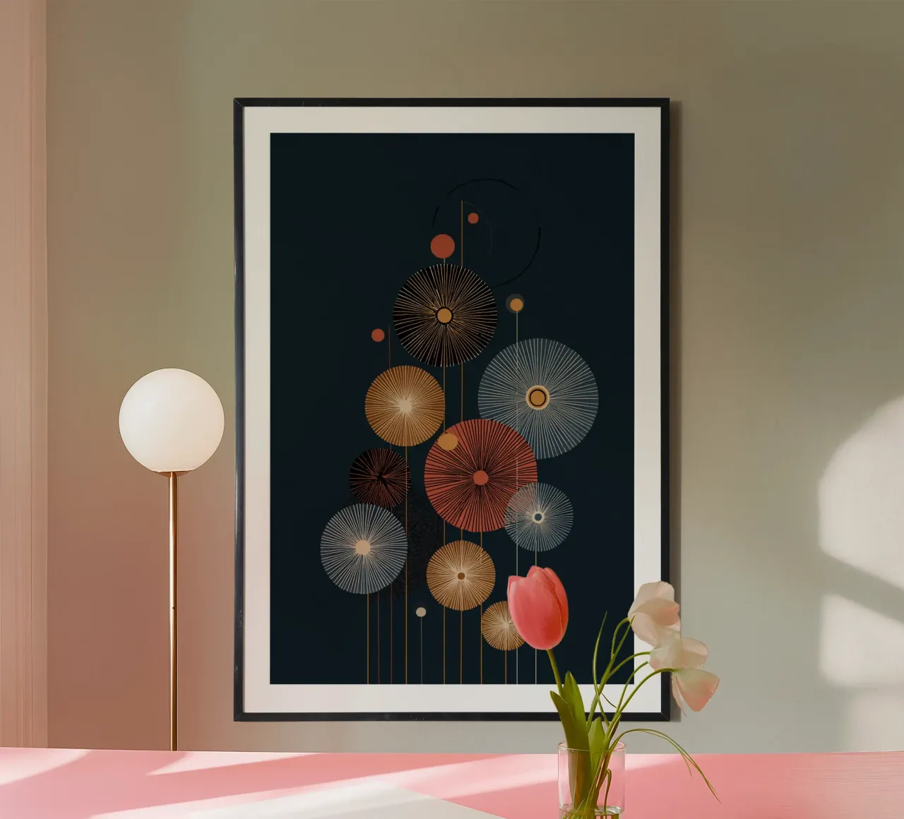 Firework Geometry carta hahnemühle da Geometrica