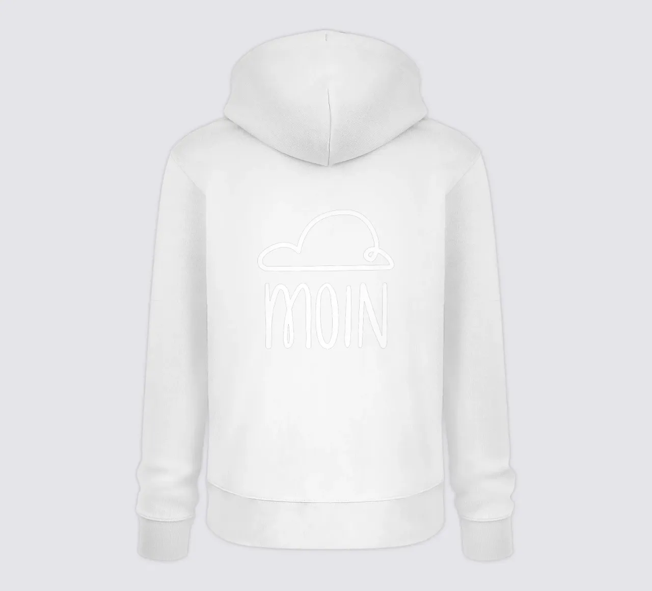 Moin - con nuvola di pioggia felpa con cappuccio da klossisch