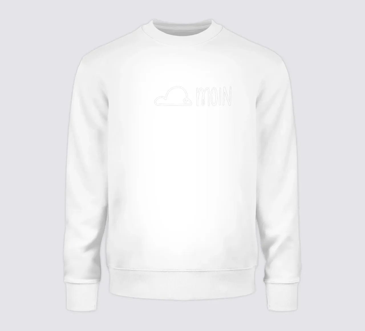 Moin - con nuvola di pioggia felpa da klossisch