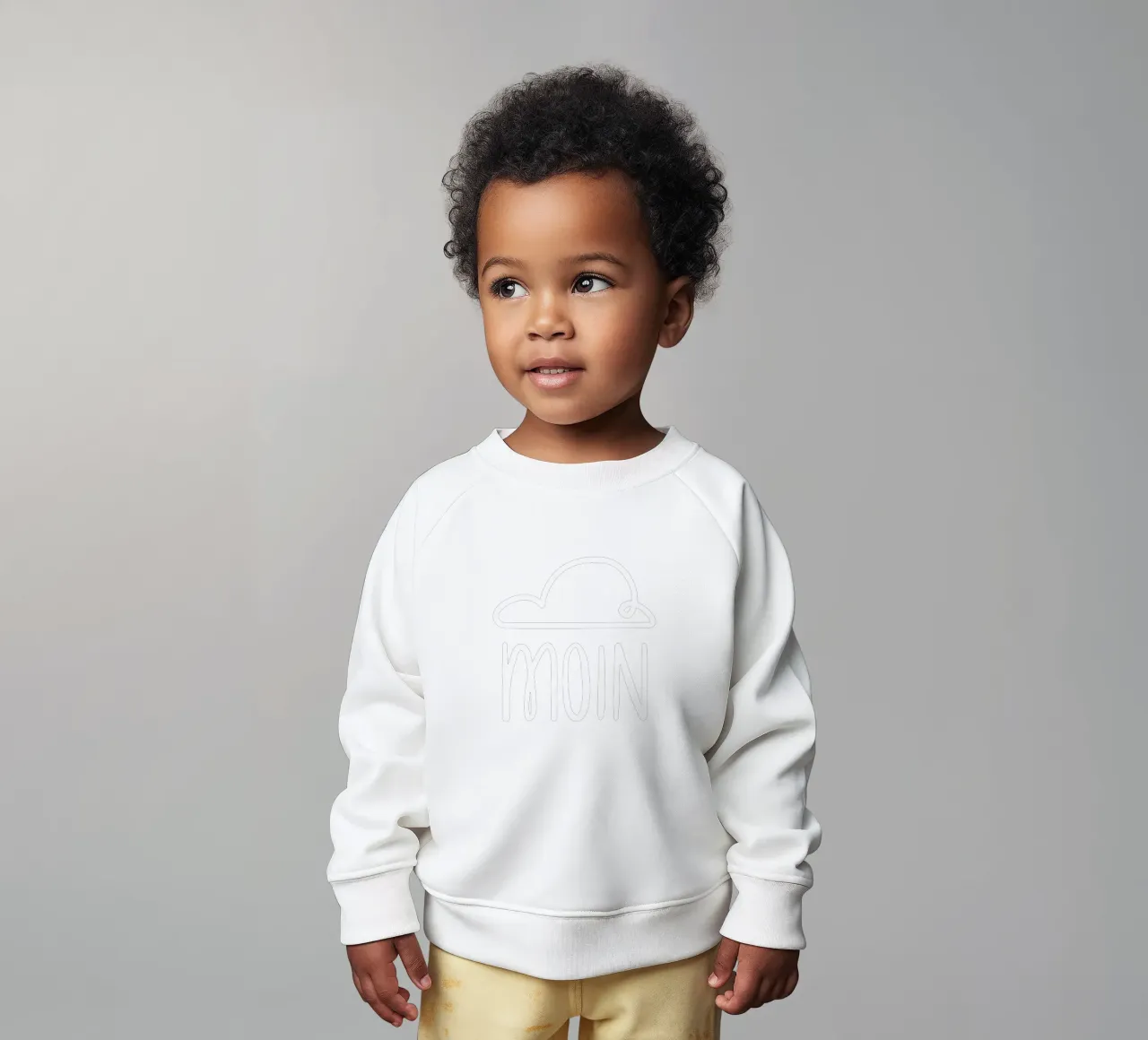 Moin - con nuvola di pioggia felpa neonato da klossisch