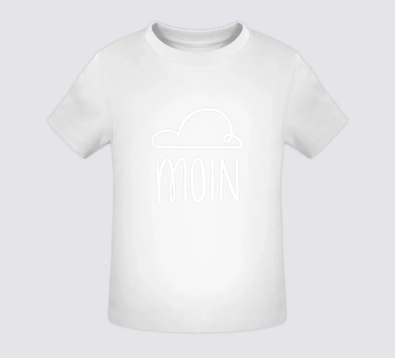 Moin - con nuvola di pioggia maglietta neonato da klossisch