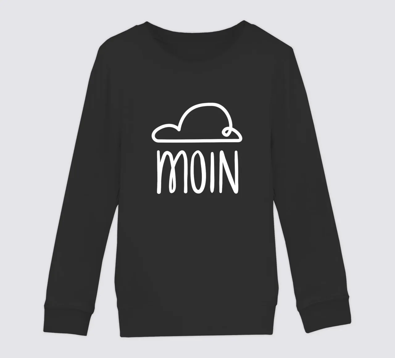 Moin - con nuvola di pioggia felpa bambino da klossisch