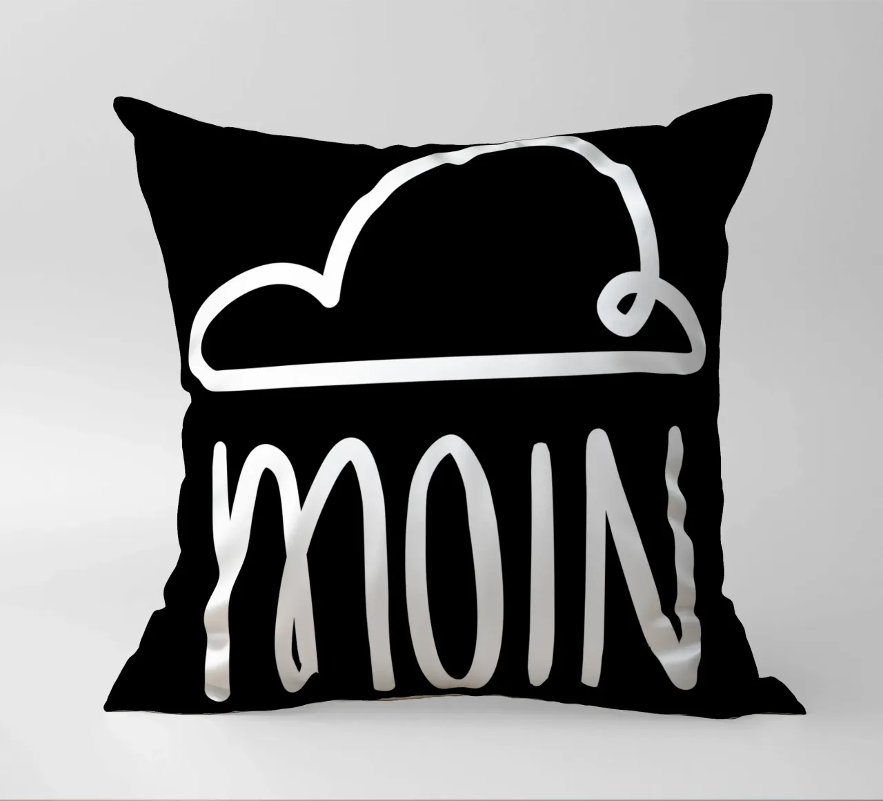 Moin - con nuvola di pioggia cuscino da klossisch